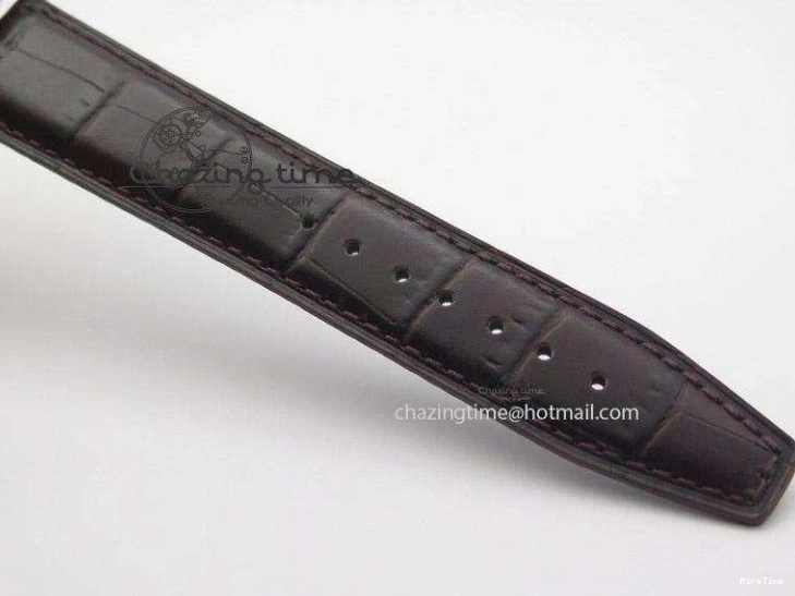 MIROTIME 1223 Modern Portofino SCHAFFHAUSEN RG MKF 1:1 V2 Best Edition White Dial On Brown Leather Strap A 7344